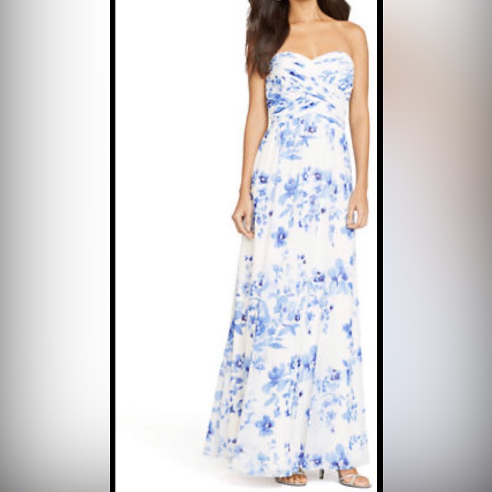 Ralph Lauren strapless sweetheart gown